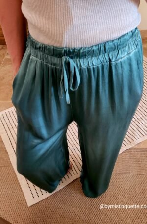 Pantalon fluide Verde